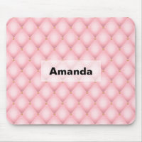Luxury Pink Tufted Diamond Pattern