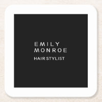 Luxury Plain Black & White Modern Minimalist