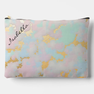 Luxury Popular Blush Pink Mint Gold Collection Accessory Pouch
