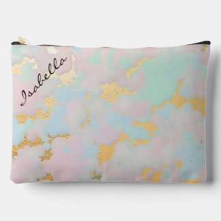 Luxury Popular Blush Pink Mint Gold Collection Accessory Pouch