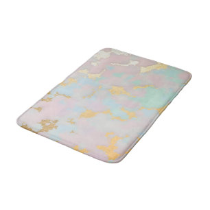 Luxury Popular Blush Pink Mint Gold Collection Bath Mat