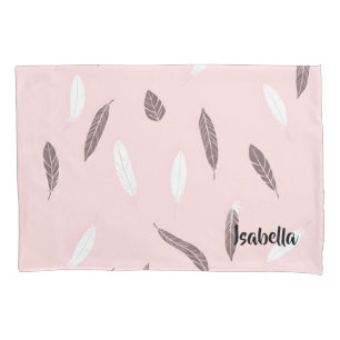 Luxury Popular Feathers Boho Collection Pillowcase