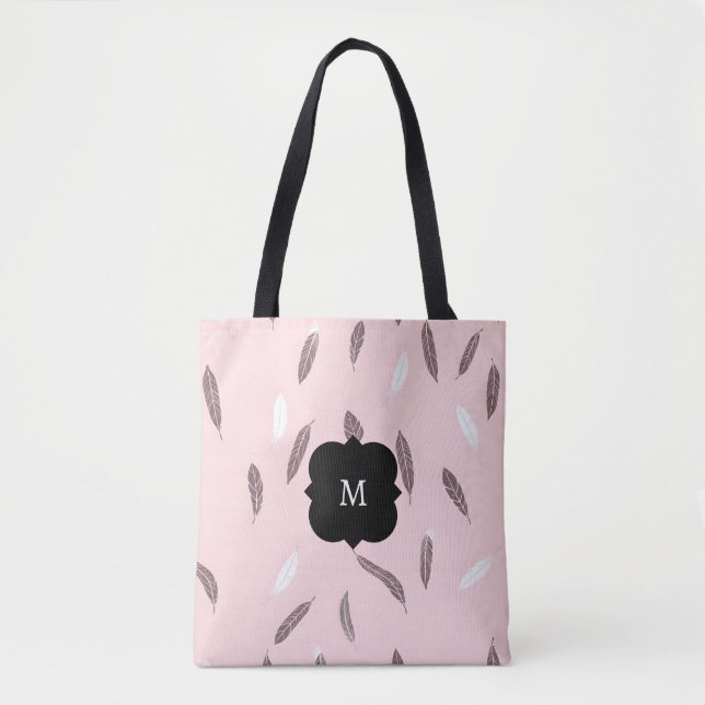 Luxury Popular Feathers Boho Collection Tote Bag (Front)