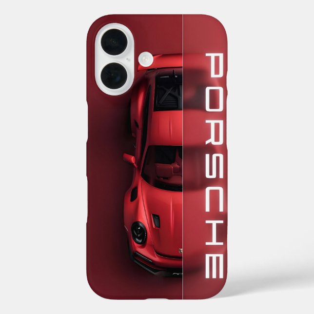 Luxury Porsche-Inspired iPhone Case – Sleek, Durab (Back)