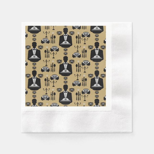 Luxury Posh Elegant Gift Napkin (Front)