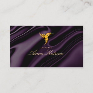 Luxury Premium Tattoo Artist appointment Business Card
