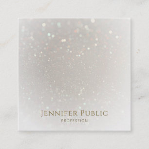 Luxury Professional Modern Elegant Template Square Business Card