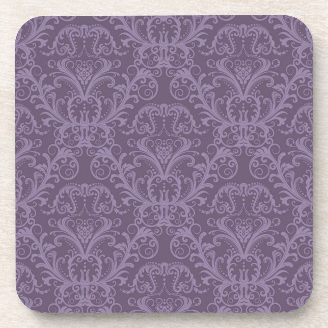 Luxury Purple Wallpaper Coaster (Front)