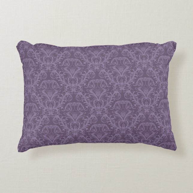 Luxury Purple Wallpaper Decorative Cushion (Front)