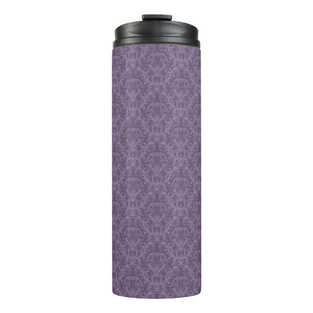 Luxury Purple Wallpaper Thermal Tumbler (Front)