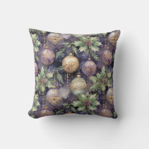 Luxury Radiance: Purple & Gold Christmas Splendour
