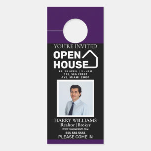 Luxury Real Estate Door Hanger   Open House
