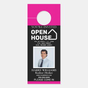 Luxury Real Estate Door Hanger Open House