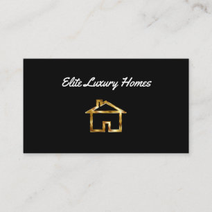 Luxury Real Estate Theme Business Card