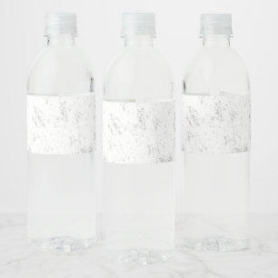Luxury Romantic Wedding Celebration Design Water Bottle Label