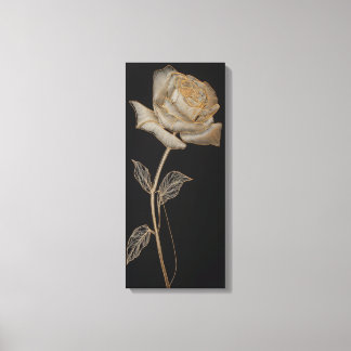 Luxury Rose Canva Canvas Print