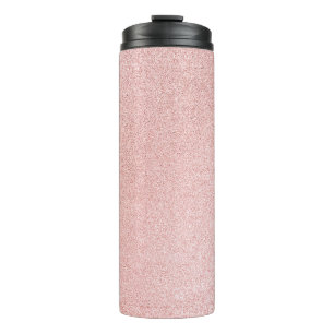 Luxury Rose gold glitter design Thermal Tumbler