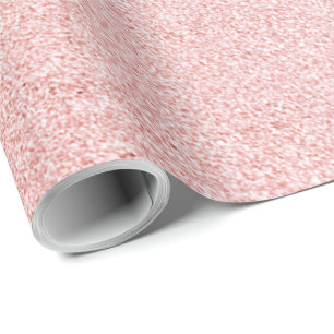 Luxury Rose gold glitter Wrapping Paper