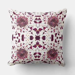 Luxury Rose Petal Confetti Explosion Romantic Cushion