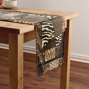 Luxury Safari-Inspired  Short Table Runner