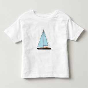 Luxury Sailing Yacht Boat Toddler T-Shirt