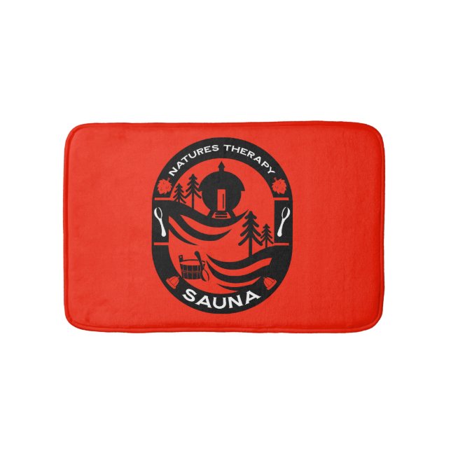 luxury Sauna Gift Bath Mat (Front)