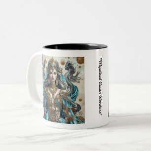 "Luxury Sea Life" Two-Tone Coffee Mug