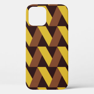 Luxury seamless pattern of zigzag line iPhone 12 case
