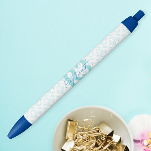 Luxury Self-Care Retreat Corporate Event Black Ink Pen