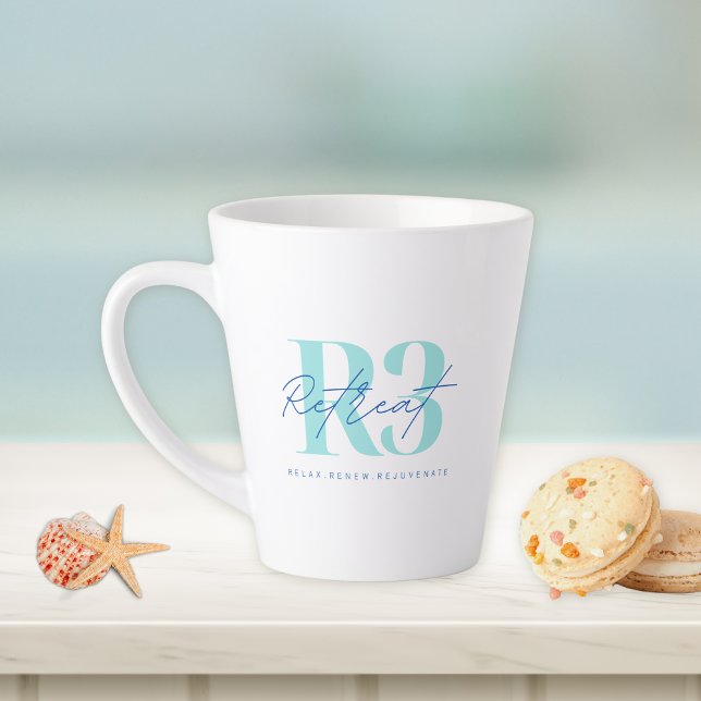 Luxury Self Care Wellness Retreat Branded Latte Mug (Creator Uploaded)