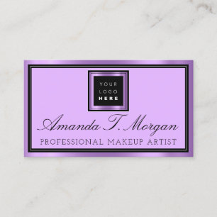 Luxury Services Interior Event Wedding Purple Business Card