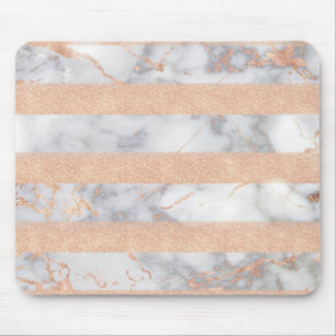 Luxury Shiny Glitter Stripes Ombre Marble Mouse Mat