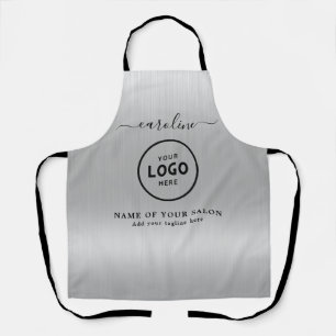 Luxury Silver Glitter Salon Supplies Apron