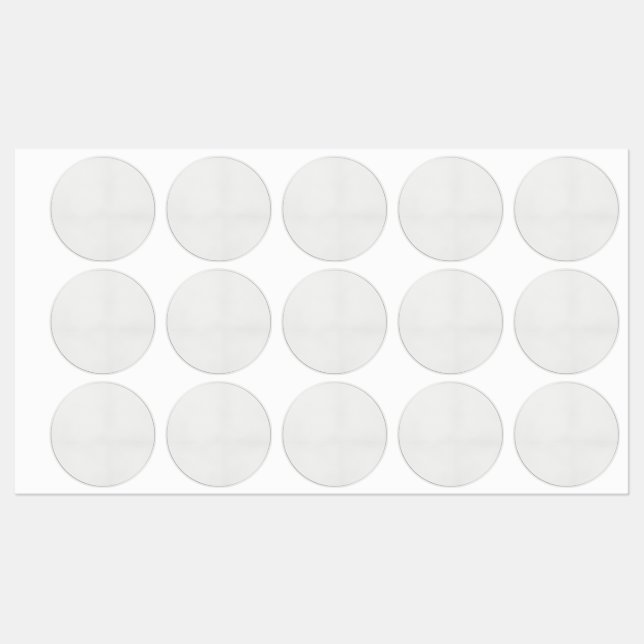 Luxury Silver Personalised Favour Labels (Sheet)