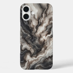 Luxury Smoky Black Agate Phone Case - Dramatic 