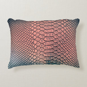 Luxury snake skin texture backgroundtexture,leathe decorative cushion