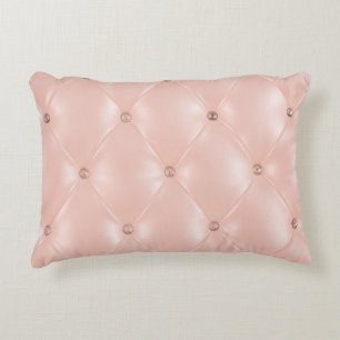 Luxury Sofa: Old Rose Texture Decorative Cushion