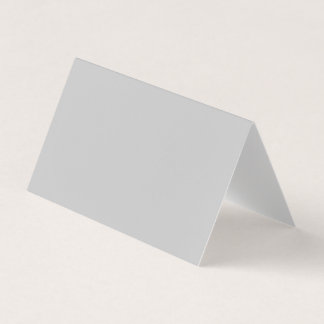 Luxury Soft Grey Folded Business Card