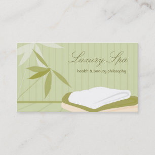 Luxury Spa Business Card