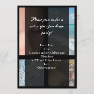 Luxury Spa Resort Theme Invitation