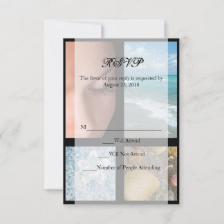 Luxury Spa Resort Theme RSVP Card