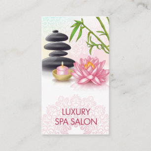 Luxury Spa Salon Business Card