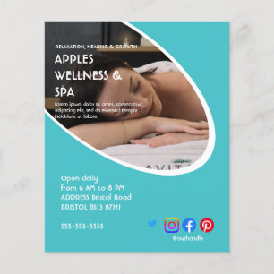 Luxury Spa Treatment Flyer   Custom Wellness Promo