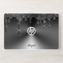 Luxury Sparkle Black Dripping Glitter Personalised