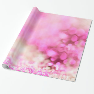 Luxury Sparkling Pink Glitter Dream Wrapping Paper