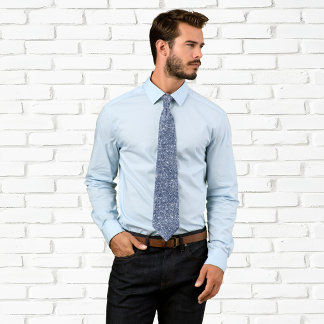 Luxury Sparkly Dusty Blue Glitter Tie