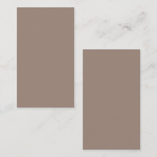 Luxury Taupe Loyalty Reward Cards (Front/Back)