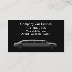 Luxury Taxi Business Cards