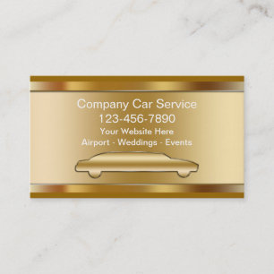 Luxury Taxi Business Cards