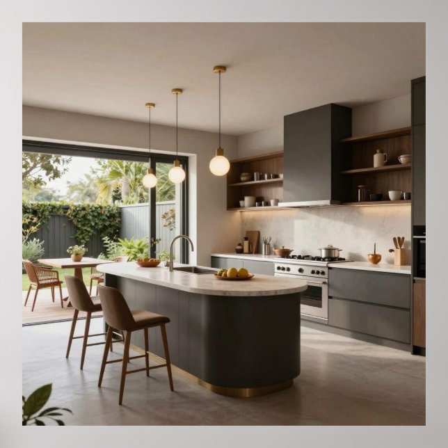 Luxury Terrace Dining Experience Poster (Front)